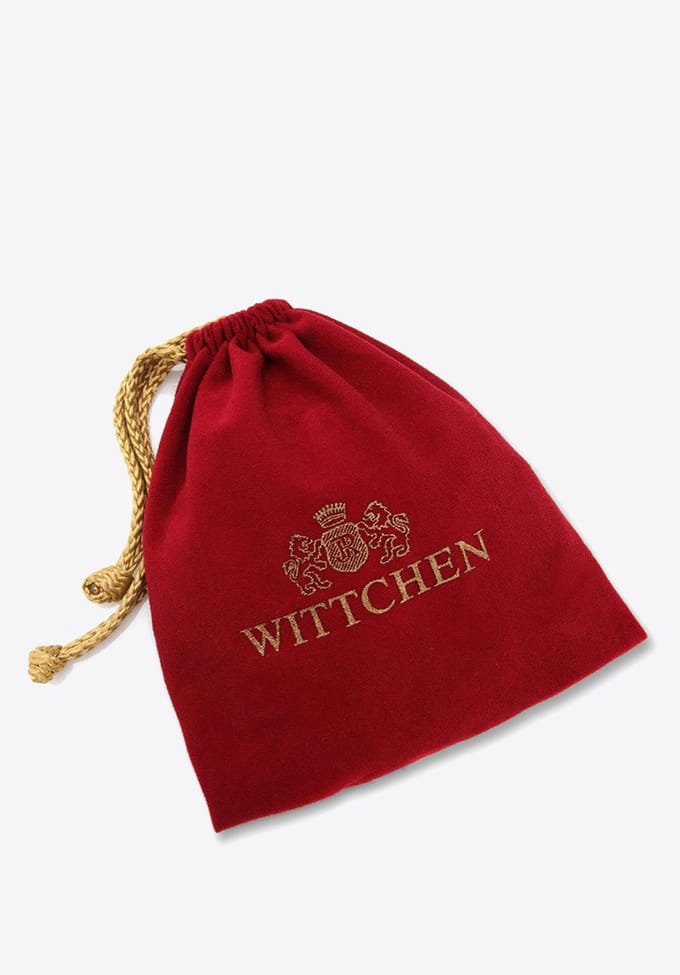 Wittchen - Dames Leren Riem - W-vormige Gesp - Grijs-Paars - Echt Leer
