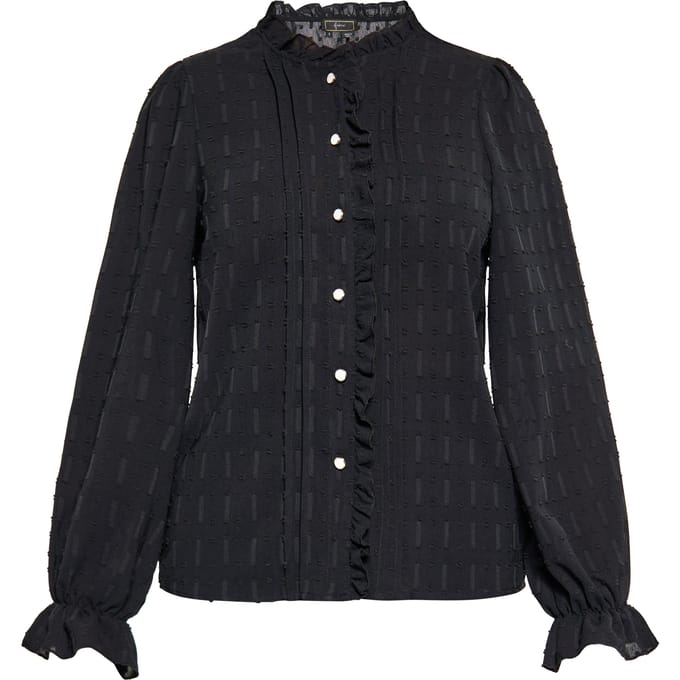 Faina Blouse shirt Dames zwart