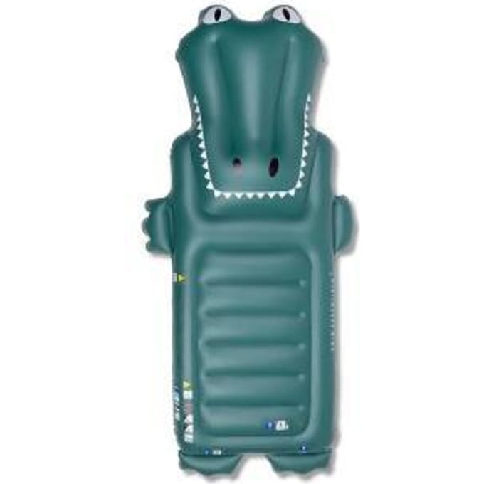 Swim Essentials Luchtmatras Crocodile 177x67cm Opblaasbaar speelgoed