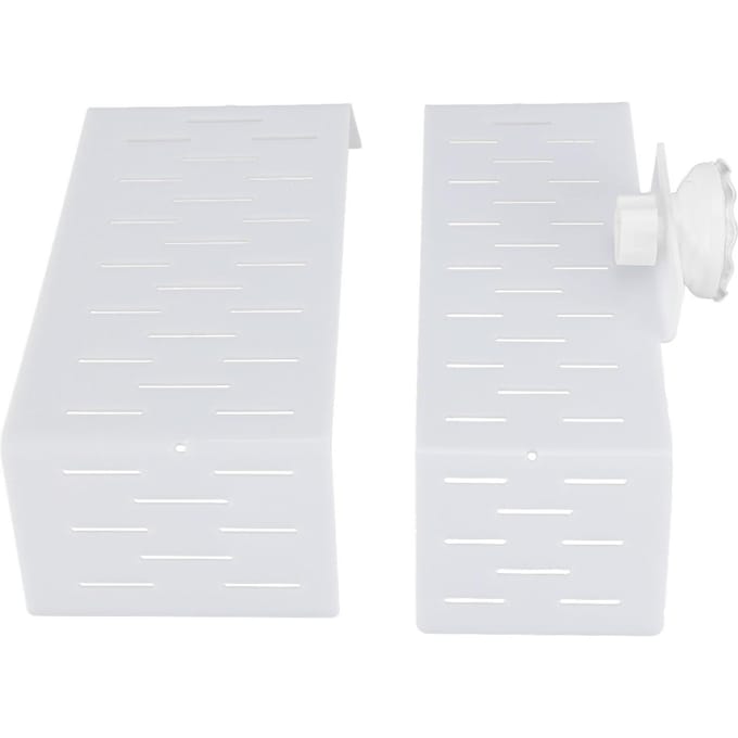 Schildpad Zonneplatform Plastic Sterke Zuignap Antislip Schildpadhelling Klimrek voor Reptiel Rust white