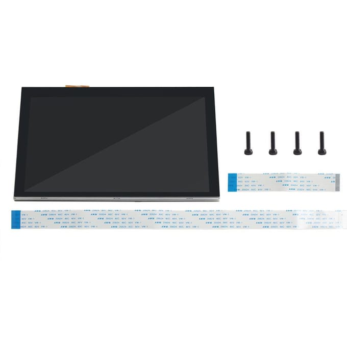 5 Inch Touchscreen Monitor Compatibel met Raspberry Pi Board 800x480 DSI IPS LCD-scherm 5-punts zwart