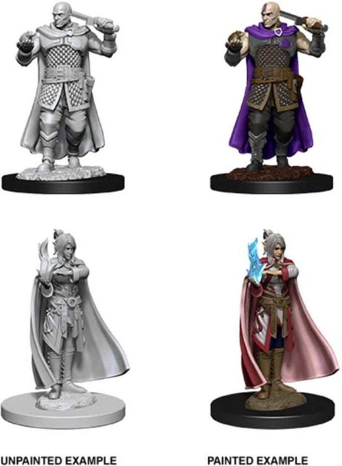 D&D Nolzur's Marvelous Miniatures - Human Ranger & Moon Elf Sorcerer