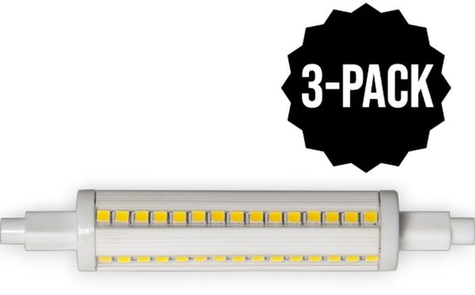 3-Pack | Staaflamp - R7S - 8W - Extra Warm Wit - 2700K