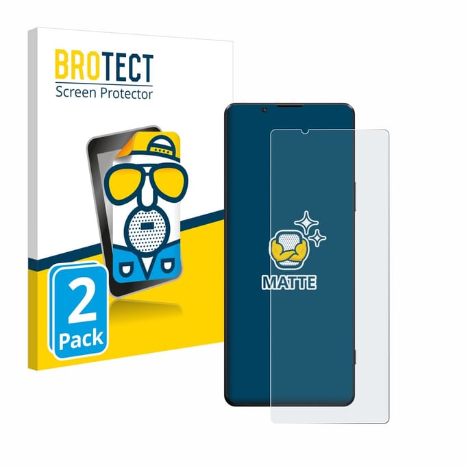 BROTECT - Screenprotector voor Sony Xperia 1 III 5G - Folie Beschermfolie matte 2 Stuks