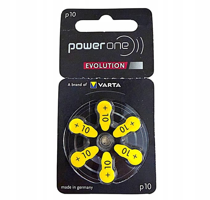 Varta Power One Evolution - Gehoorapparaat batterijen - P10 - 6 stuks