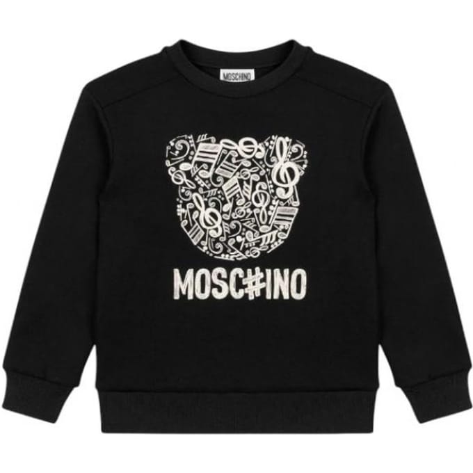 Baby meisje sweatshirt Moschino HMF099_NERO