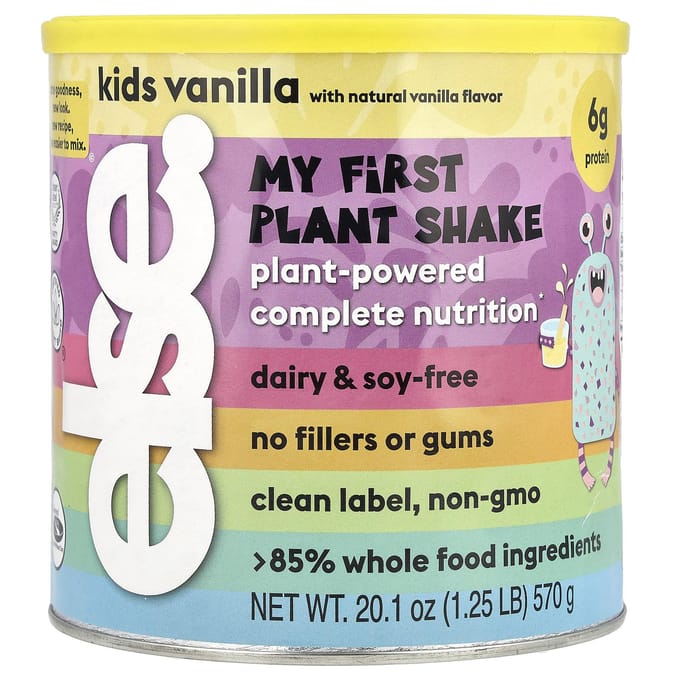 Autrement, My First Plant Shake, Nutrition Complète à Base de Plantes, Vanille pour Enfants, 20,1 oz (570g)
