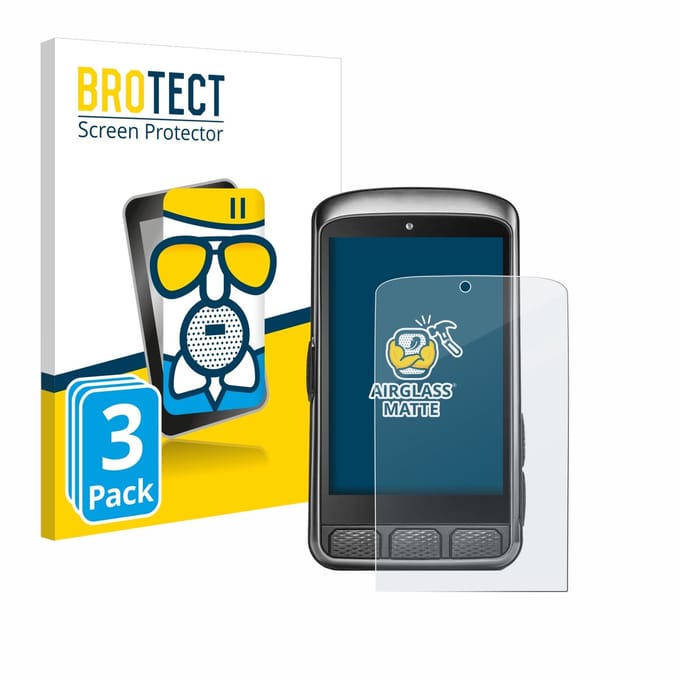 BROTECT - Screenprotector voor Wahoo Elemnt ACE - Folie Beschermfolie Beschermglas matte 3 Stuks