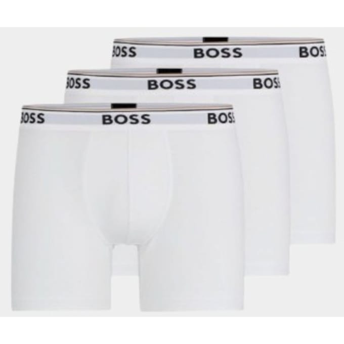Boxershort met logo in band in een set van 3 stuks, model 'Power'