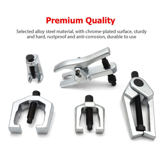 5 STUKS kogelgewricht scheider kit Pitman arm trekker spoorstang eind verwijderaar splitter verwijderingsgereedschap 5 PCS red