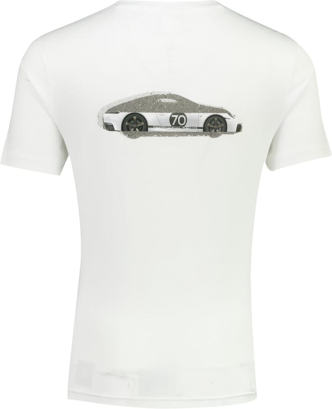 BOSS Green Porsche t-shirt wit 100% katoen