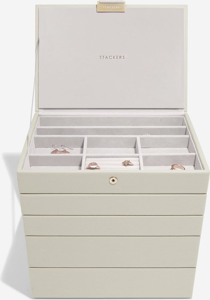STACKERS OATMEAL - Sieradendoos - Juwelendoos - Sieradenhouder - Sieraden Organizer