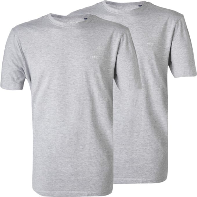 McGregor Premium T-shirt 2-pack Grey Taglia: S | Magliette basic Outlet | Uomo | Grigio