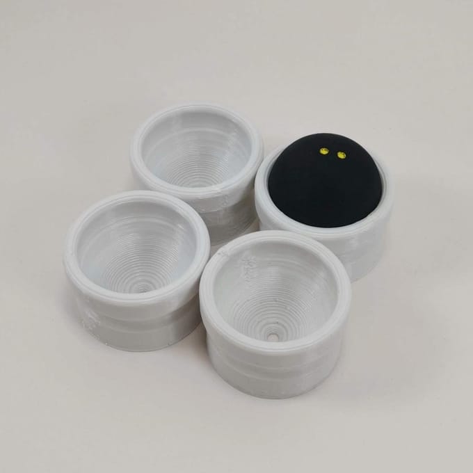 Demper Voeten - Apparaatvoetjes - Apparatuur Stabiliseren - Trillingen Verminderen - 4 Stuks - Wit