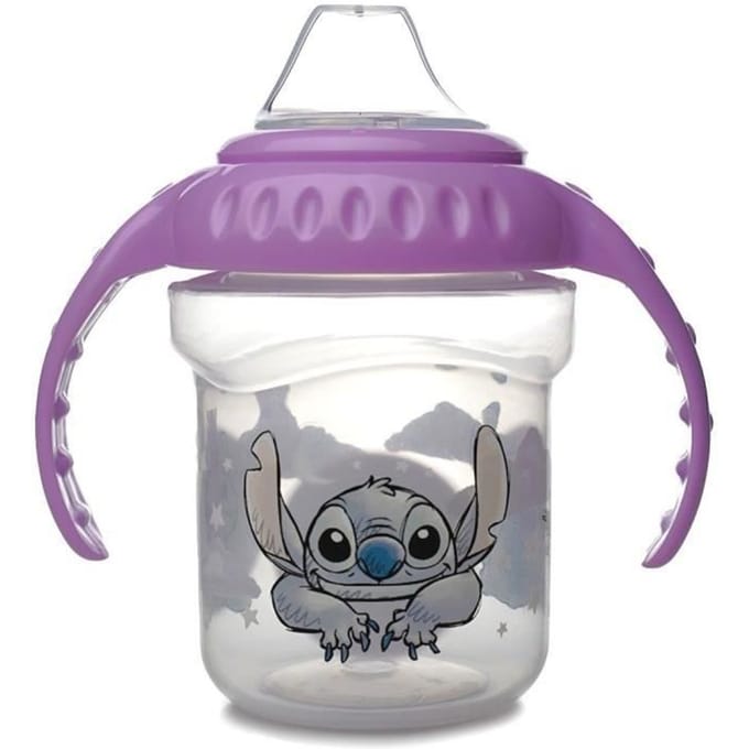 Mok met handvatten - THERMOBABY - 250 ml - Siliconen schenktuit - Lilo & Stitch