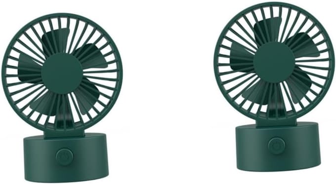 VHV - Bureauventilator - USB tafelventilator - USB aansluiting - verstelbaar - voor bureau, kantoor, slaapkamer, keuken