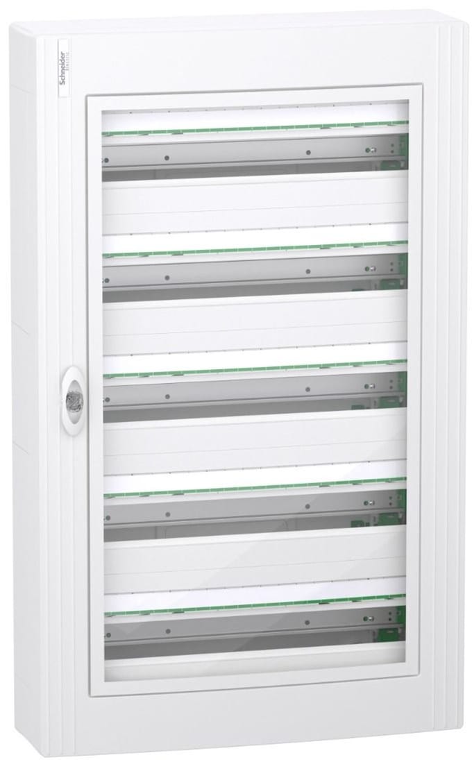 Schneider Electric prismaSeT lege zekeringkast 5-rijen 120 modules met transparante deur (LVSXM524)