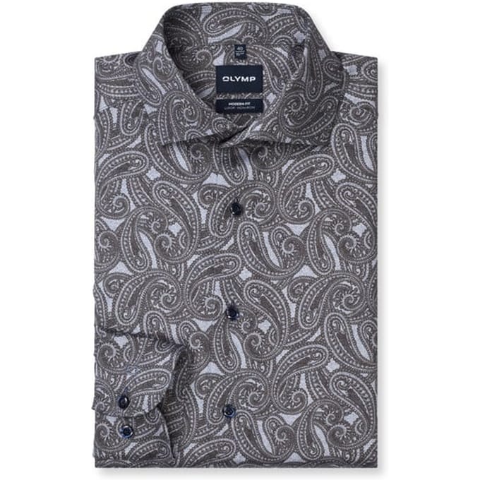 OLYMP Luxor Overhemd, Modern Fit, Royal Kent, Marineblauw