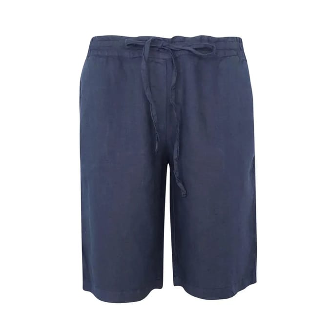 Bermuda voor dames Haris Cotton Essentials Knot Waist Slant Pocket