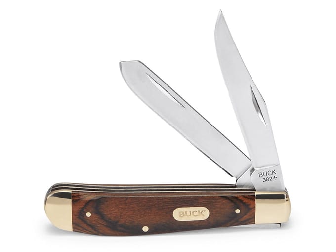 Buck trapper woodgrain