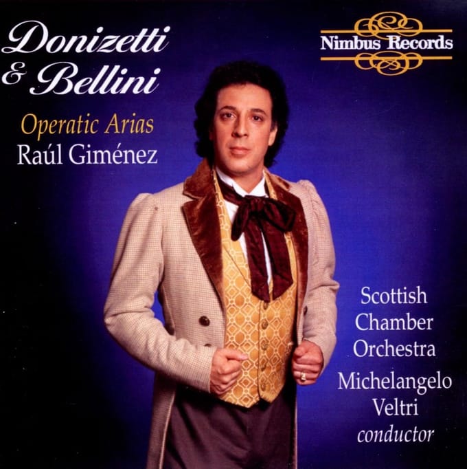 Raúl Giminez, Scottish Chamber Orchestra, Michelangelo Veltri - Donizetti & Bellini: Operatic Arias (CD)