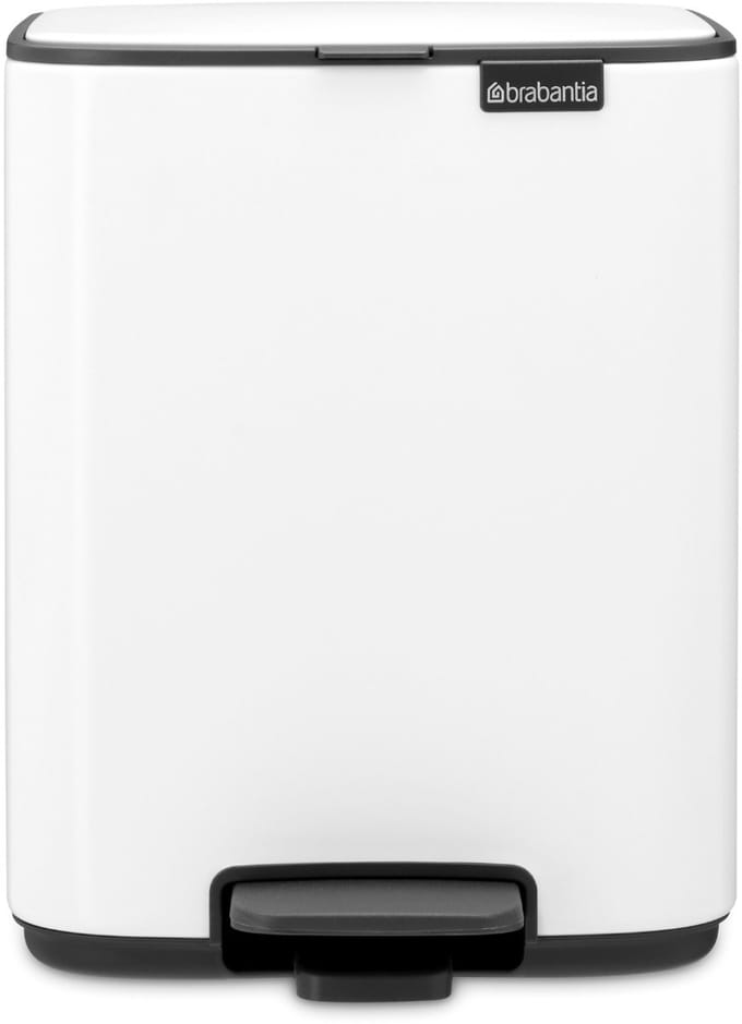 Brabantia Bo Pedaalemmer - 7 liter - Badkamer - White