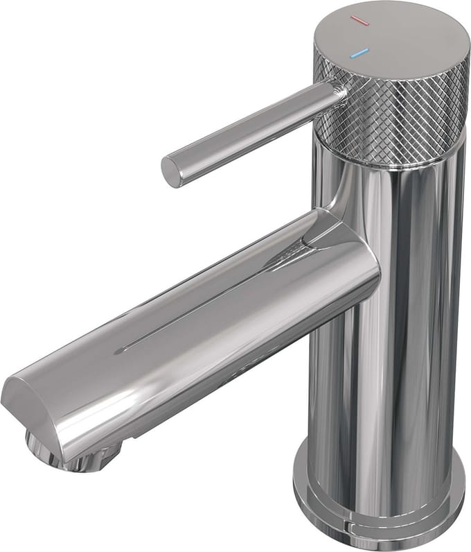 Brauer Chrome Carving lage opbouw wastafelmengkraan model A chroom