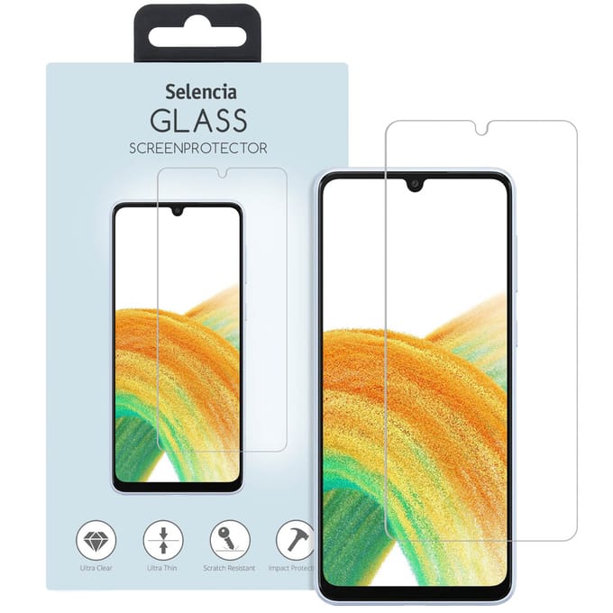 Selencia Screen Protector - Geschikt voor Samsung Galaxy A34 (5G) - Gehard Glas Screenprotector
