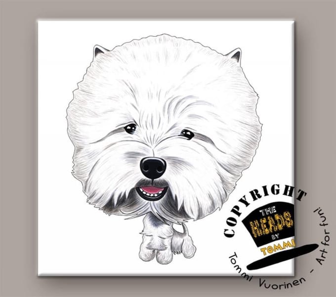 Tegel Hond West Highland White Terrier