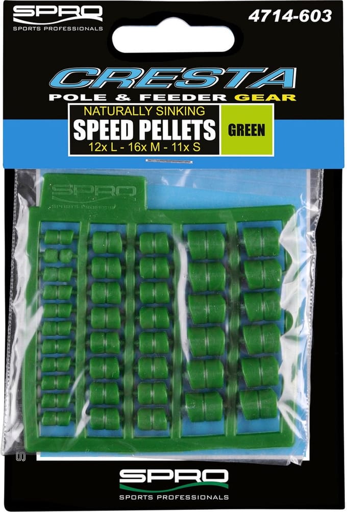 Cresta Speed Pellets Sinking Groen