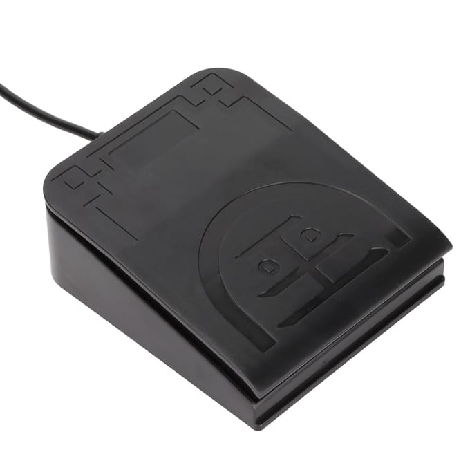 USB Voetpedaal MIDI Controller Ergonomisch Ontwerp Enkel Voetpedaal voor Instrument gray