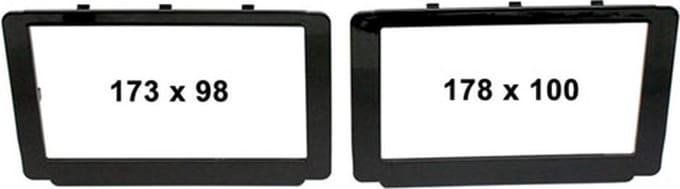 2-DIN paneel Toyota Hilux 2017-2020