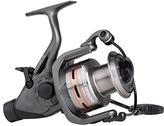Vismolen Vrijloop - Baitrunner Style - Karper Vissen - Aluminium Spoel - Maat 6500 - Grijs