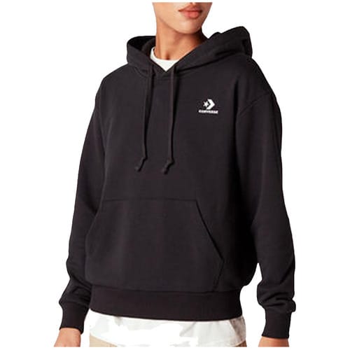 Capuchon sweaters Converse Sweat à capuche Embroidered Star Chevron noir