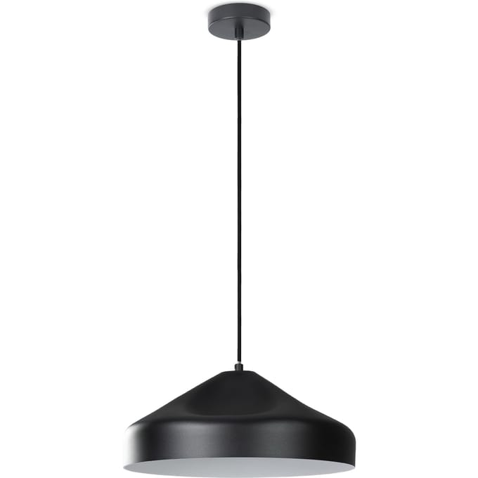Hanglamp Riley zwart-wit