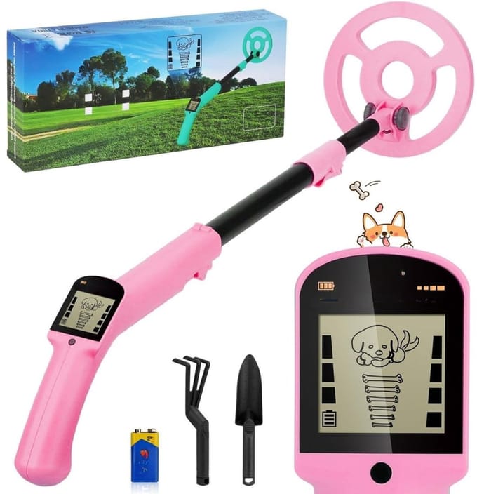 SCH® Metaaldetector voor Kinderen - Metaaldetector - Roze - 42cm x 18cm x 5cm