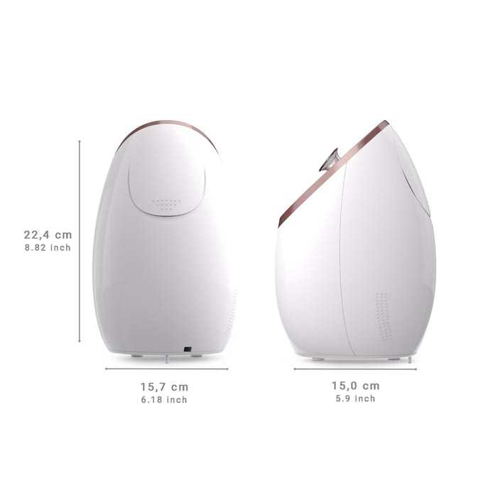 medisana DS 600 - Gezichtssauna nano-ionisch wit en rose goudkleurig