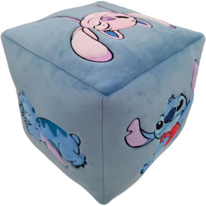 Kussen - Kubus - LILO & STITCH - Microvezel - 25 x 25 x 25 cm