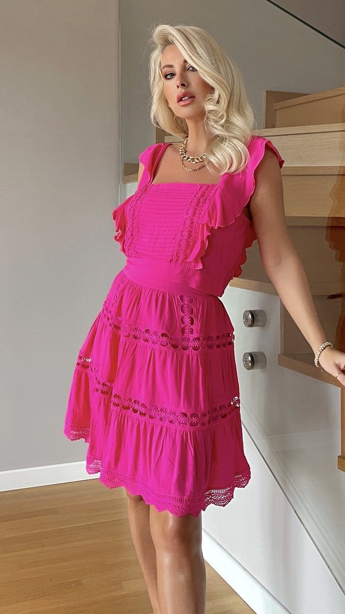 Set/Sirmaza(rok+top)Fuchsia