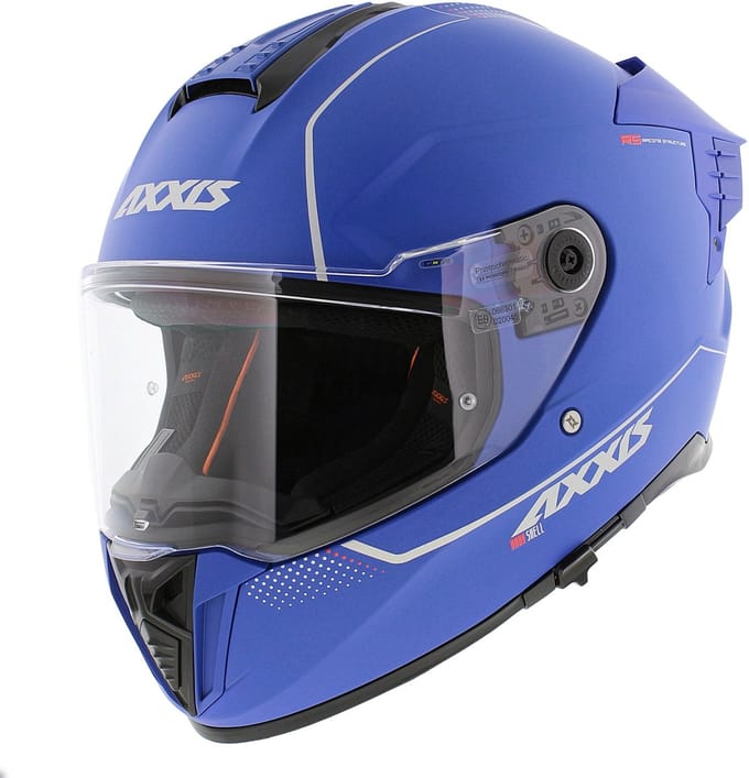 Axxis Hawk SV Evo Integraal helm solid mat blauw M