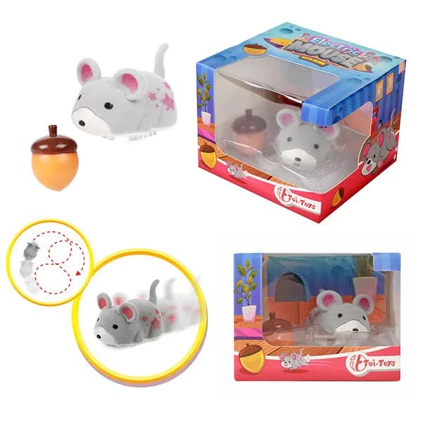 Interactieve Muis Hamster Grijs Huisdier Llp