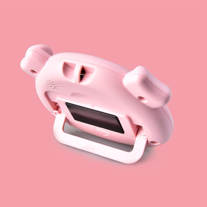 Digitale keukentimer Leuke dierentimer met sterke magneet Achterkantstandaard Luid alarm Groot scherm Type 1(Calf) wit