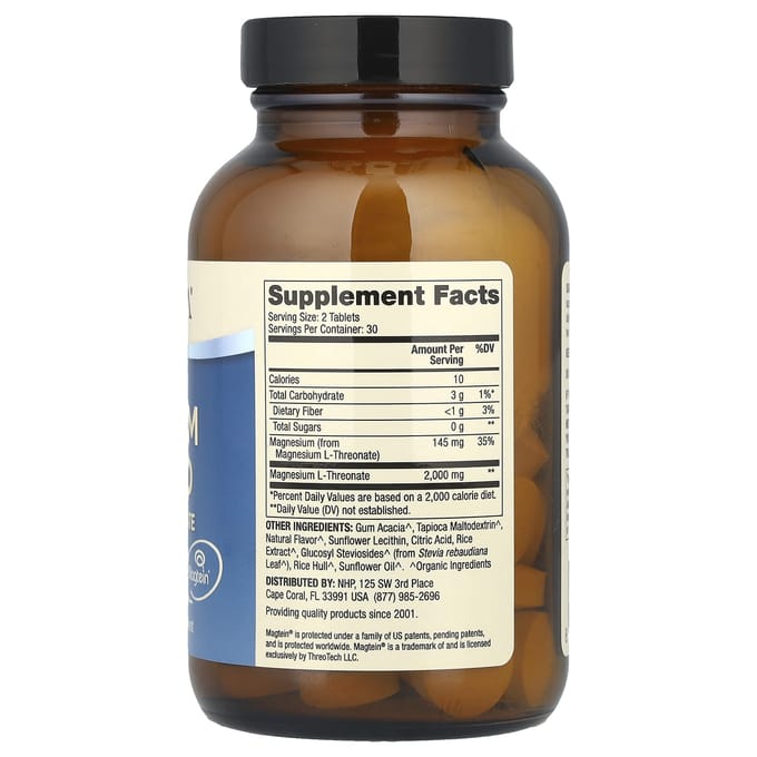 Dr. Mercola - Chewable Magnesium Advanced - Magnesium L-Threonate - 60 tabletten