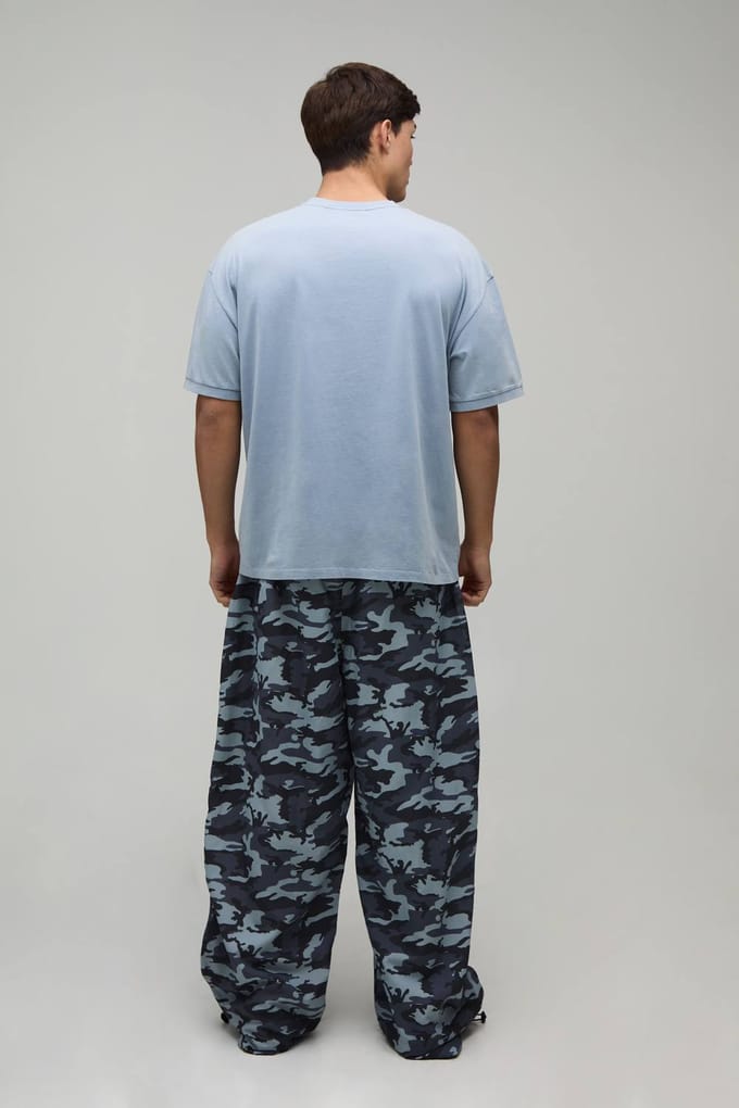 Extreme Parachute Camo Trainingsbroek | Black | Size Medium