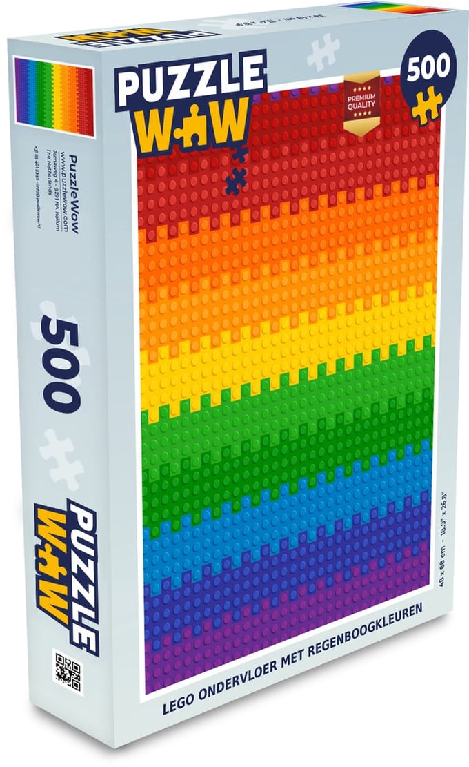 Puzzel Patoon - Regenboog - Legpuzzel - Puzzel 500 stukjes