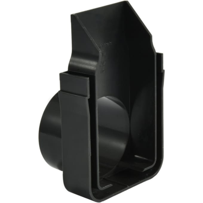 Drain 65/100 eindplaat met horizontale uitloop dia 50mm