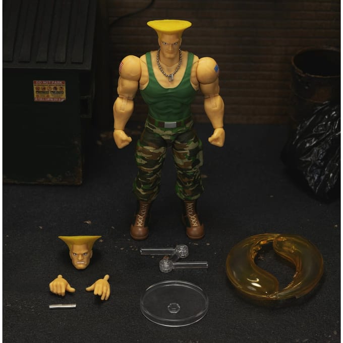 GUILE STREET FIGHTER 6 INCH DELUXE COLLECTOR FIGURE