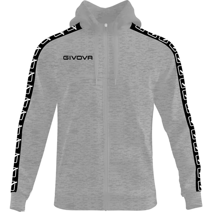 Sweatshirt capuchon met volledige rits Givova
