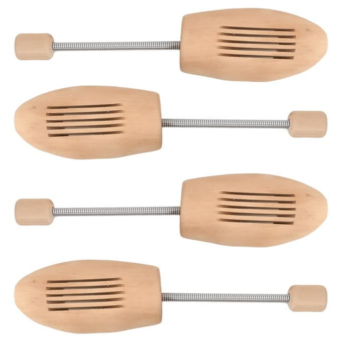 vidaXL - Schoenspanners - 2 - paar - maat - 35-38 - massief - lotushout