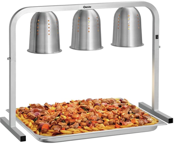 Professionele Warmhoudlamp voor Buffet GN 2/1